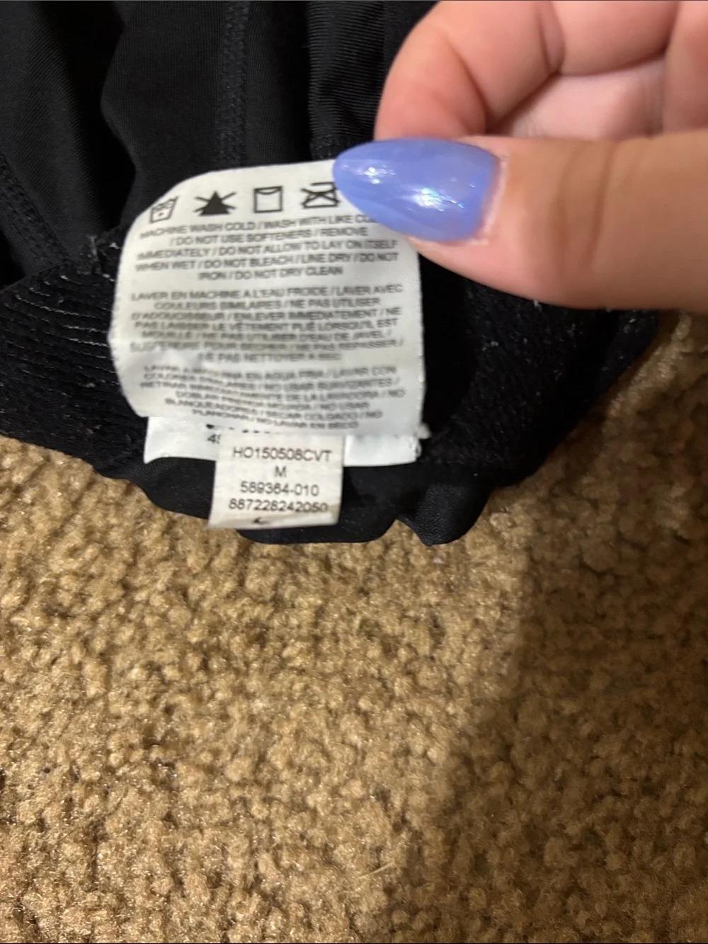 Black Womens Nike Pro 3in Spandex